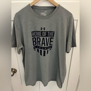 Under Armour Heather Gray HeatGear Tee
